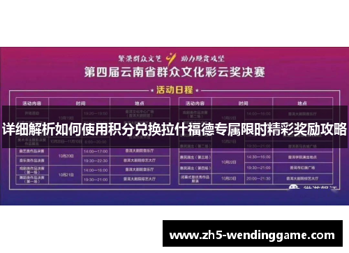 详细解析如何使用积分兑换拉什福德专属限时精彩奖励攻略 详细解析如何使用积分兑换拉什福德专属限时精彩奖励攻略
