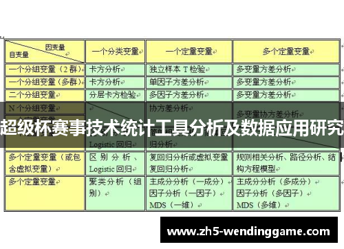 超级杯赛事技术统计工具分析及数据应用研究